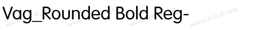 Vag_Rounded Bold Reg字体转换